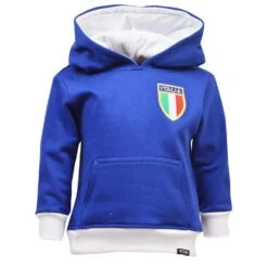 Kids Italy Hoodie - Royal/White