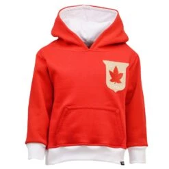 Kids Canada Hoodie - Red/White
