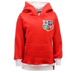 Kids British & Irish Lions1970's Hoodie - Red/White